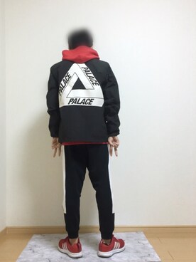 「palace」｜「アイテム（ジャケット/アウター）」を使った、yu〜さん（メンズ・160cm）の春コーディネート