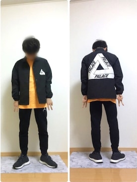 「palace」｜「アイテム（ジャケット/アウター）」を使った、yu〜さん（メンズ・160cm）の春コーディネート