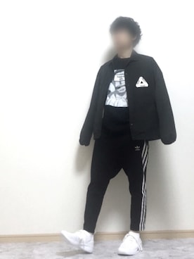 「palace」｜「アイテム（ジャケット/アウター）」を使った、yu〜さん（メンズ・160cm）の春コーディネート