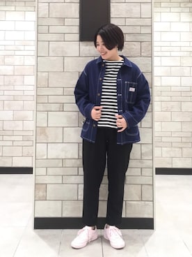 「SMITH'S（スミス）のアイテム」を使った、coen Yoshidaさん（レディース・160cm）の冬コーディネート
