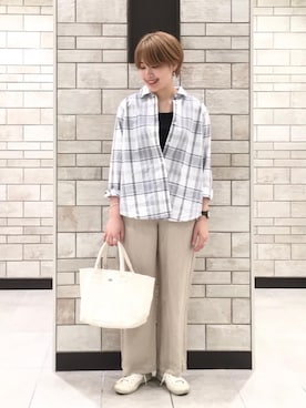 「coen」｜coen Yoshidaさん（レディース・160cm）の春コーディネート