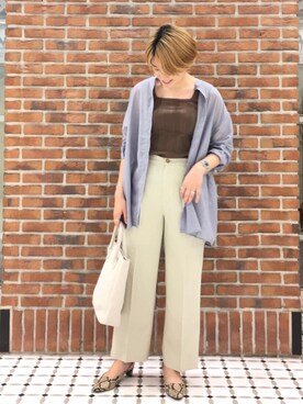 「coen」｜coen Yoshidaさん（レディース・160cm）の春コーディネート