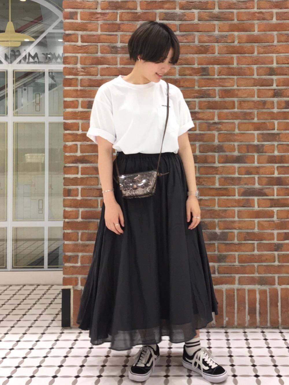 coen Yoshidaさんの「ソリッドマキシスカート#（coen）」を使ったコーディネート