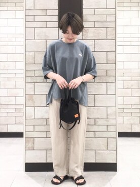 「coen」｜coen Yoshidaさん（レディース・160cm）の夏コーディネート