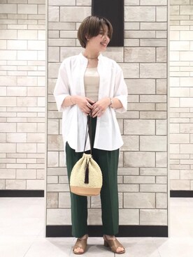 「coen」｜coen Yoshidaさん（レディース・160cm）の夏コーディネート