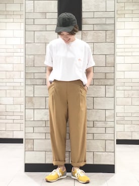 「KELTY（ケルティ）のアイテム」を使った、coen Yoshidaさん（レディース・160cm）の夏コーディネート