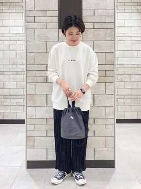 「SMITH'S（スミス）のアイテム（バッグ）」を使った、coen Yoshidaさん（レディース・160cm）の夏コーディネート