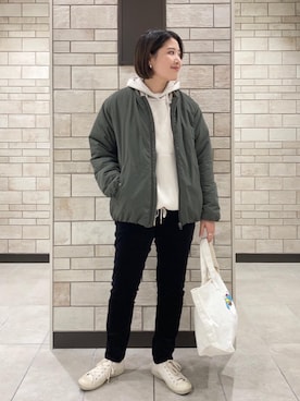 「MEI（メイ）のアイテム（バッグ）」を使った、coen Yoshidaさん（レディース・160cm）の秋コーディネート