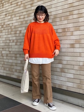 coen Yoshidaさん（レディース・160cm）の秋コーディネート