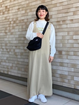 「MEI（メイ）のアイテム」を使った、coen Yoshidaさん（レディース・160cm）の冬コーディネート