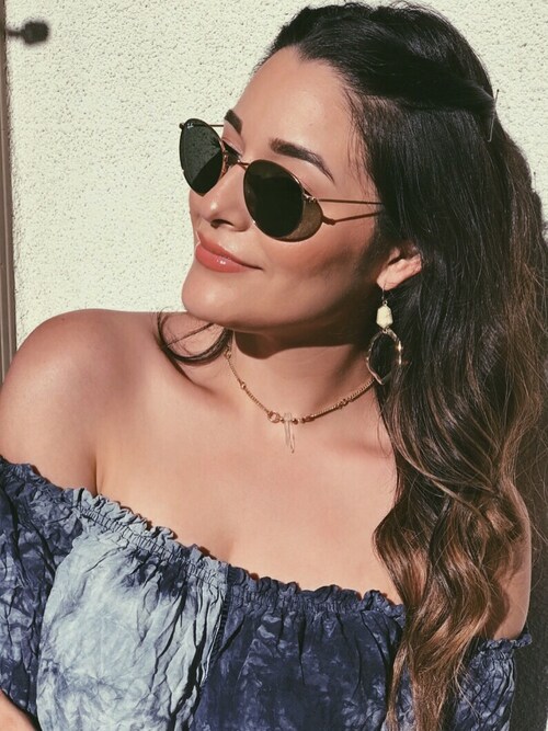madlystyled  is wearing Ray-Ban "RAY-BAN Sunglasses"