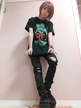 「アイテム（その他シューズ）」を使った、うどんさん（レディース・143cm）の春コーディネート