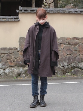 「Otto（オットー）のアイテム（ジャケット/アウター）」を使った、ぴっぴさん（レディース・153cm）の冬コーディネート