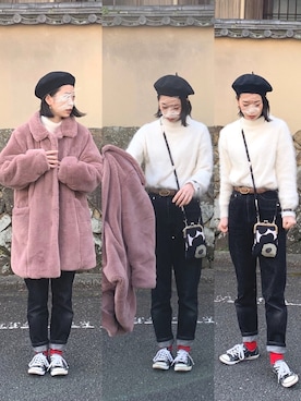 ぴっぴさん(レディース・155cm)の冬コーディネート