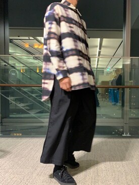 「SASQUATCHfabrix.（サスクワァッチファブリックス）のアイテム」を使った、つばささん（メンズ・182cm）の冬コーディネート