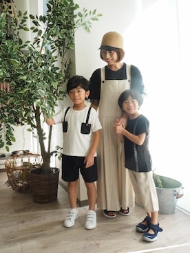 「MR（まる）のアイテム」を使った、Wonder apartmentさん（キッズ・110cm）の春コーディネート