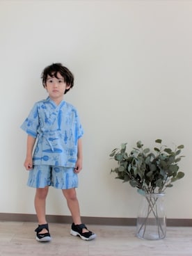 「MR（まる）のアイテム」を使った、Wonder apartmentさん（キッズ・105cm）の夏コーディネート