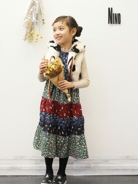 Wonder apartmentさん（キッズ・110cm）の秋コーディネート