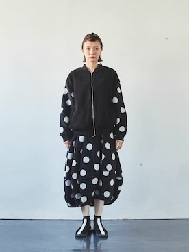 「garcon la raison（ギャルソン・ラ・レゾン）のアイテム（スカート）」を使った、Wonder apartmentさん（レディース・164cm）の冬コーディネート