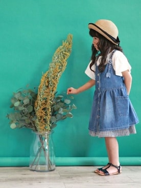 「L.COPECK（エルコペック）のアイテム（ワンピース/ドレス）」を使った、Wonder apartmentさん（キッズ・110cm）の夏コーディネート