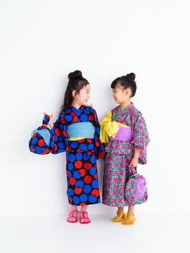 「アイテム（ハンドバッグ）」を使った、Wonder apartmentさん（キッズ・110cm）の夏コーディネート