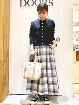 「＃カーディガン」｜imari さん（レディース・156cm）の春コーディネート