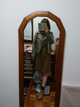 「index（インデックス）のアイテム（その他アウター）」を使った、stm11yzさん（レディース・161cm）の冬コーディネート