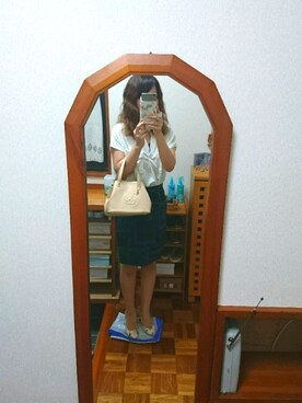 「CLATHAS（クレイサス）のアイテム」を使った、stm11yzさん（レディース・161cm）の夏コーディネート