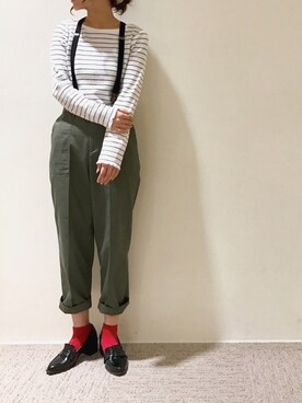 RISA HARADAさん（レディース・165cm）の秋コーディネート