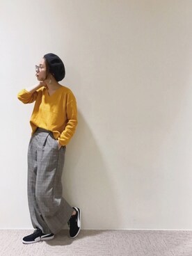 RISA HARADAさん（レディース・165cm）の秋コーディネート