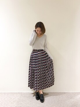 RISA HARADAさん（レディース・165cm）の秋コーディネート