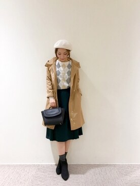 RISA HARADAさん（レディース・165cm）の秋コーディネート