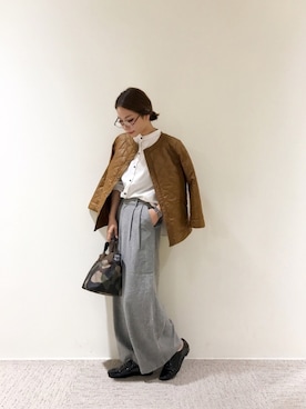 RISA HARADAさん（レディース・165cm）の秋コーディネート