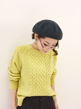 RISA HARADAさん（レディース・165cm）の冬コーディネート