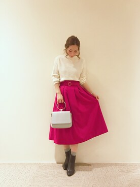 RISA HARADAさん（レディース・165cm）の冬コーディネート