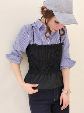 RISA HARADAさん（レディース・165cm）の春コーディネート