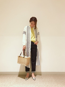 RISA HARADAさん（レディース・165cm）の春コーディネート