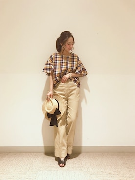 RISA HARADAさん（レディース・165cm）の春コーディネート