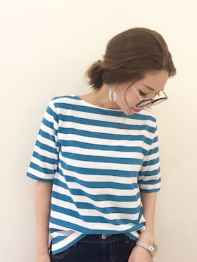 RISA HARADAさん（レディース・165cm）の夏コーディネート