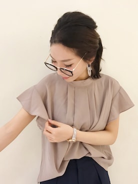 RISA HARADAさん（レディース・165cm）の夏コーディネート