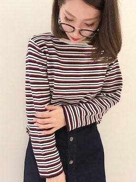 RISA HARADAさん（レディース・165cm）の秋コーディネート