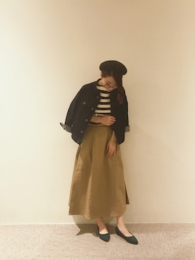 RISA HARADAさん（レディース・165cm）の秋コーディネート