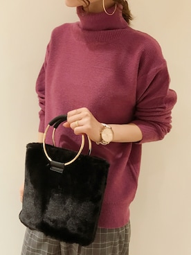 RISA HARADAさん（レディース・165cm）の秋コーディネート