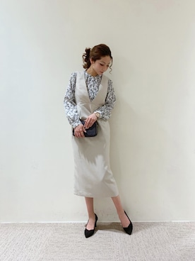 RISA HARADAさん（レディース・165cm）の春コーディネート