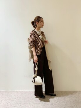 RISA HARADAさん（レディース・165cm）の秋コーディネート