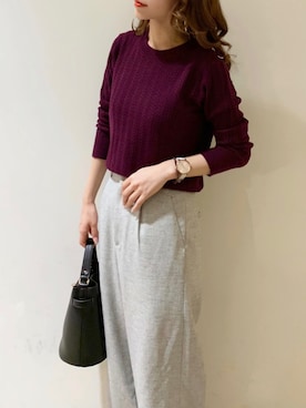 RISA HARADAさん(レディース・165cm)の秋コーディネート