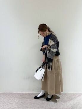 RISA HARADAさん（レディース・165cm）の秋コーディネート