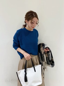 RISA HARADAさん（レディース・165cm）の秋コーディネート