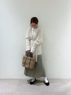 「ハローキティコラボ」｜RISA HARADAさん（レディース・165cm）の秋コーディネート