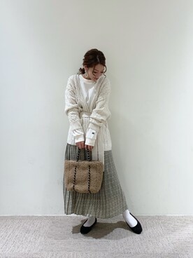 「ハローキティコラボ」｜RISA HARADAさん（レディース・165cm）の秋コーディネート